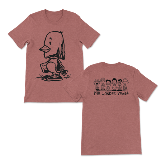 PEANUTS HEATHER MAUVE TEE